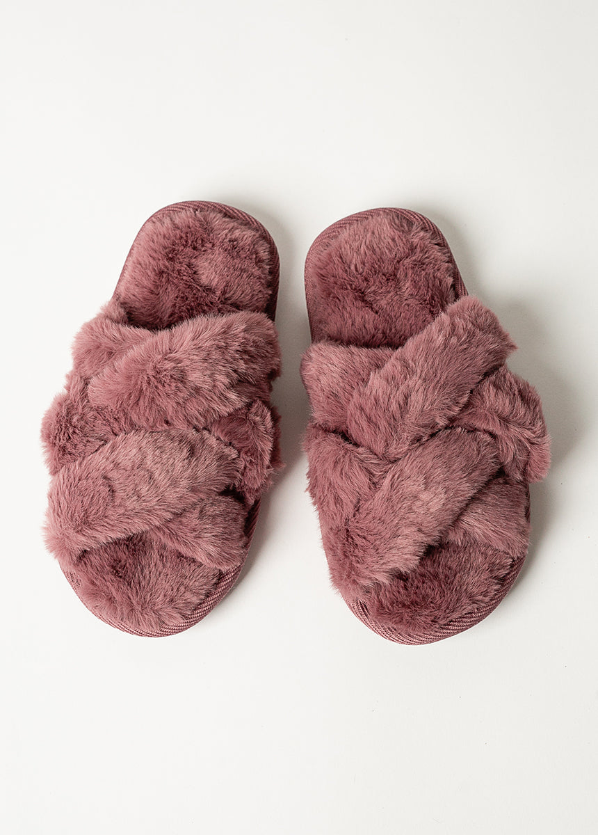 Taisha Slippers in Plum-My Prom Time