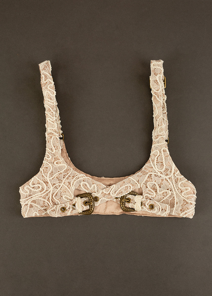 Tashia Harness in Cream-My Prom Time