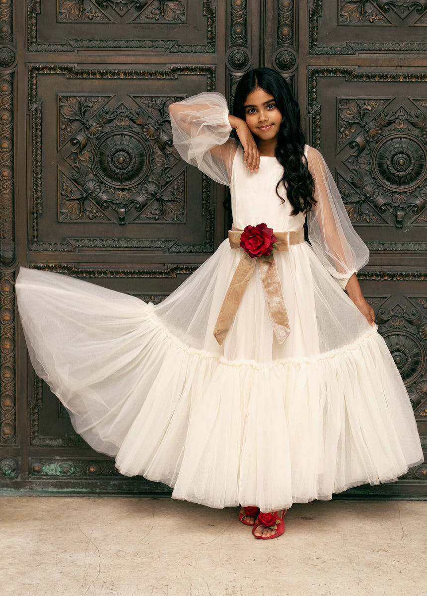 Blair Belt in Scarlet/Tan-My Prom Time