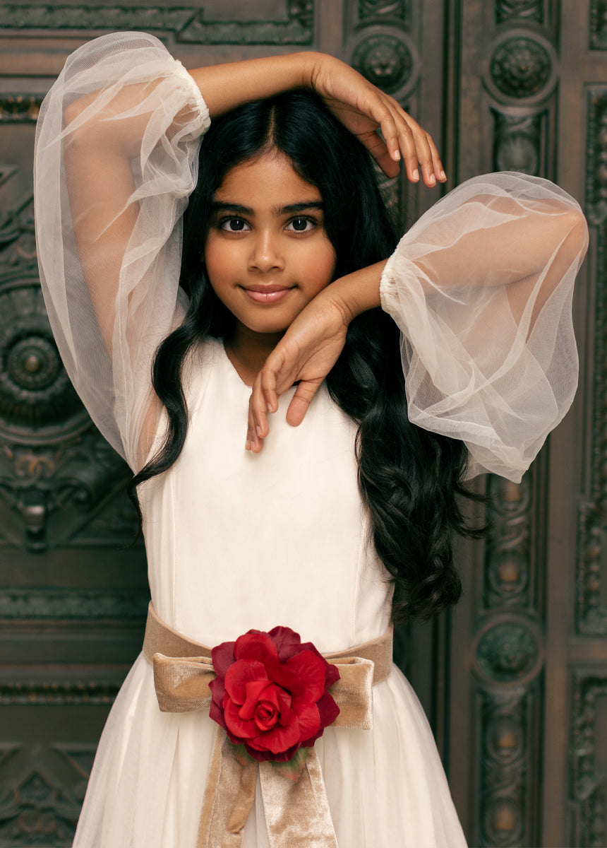 Blair Belt in Scarlet/Tan-My Prom Time