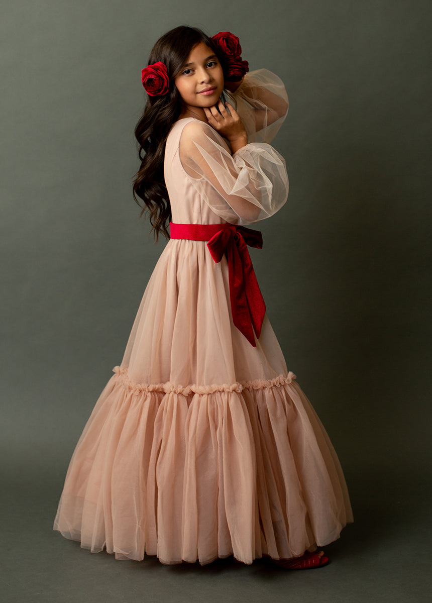 Clea Belt in Crimson-My Prom Time