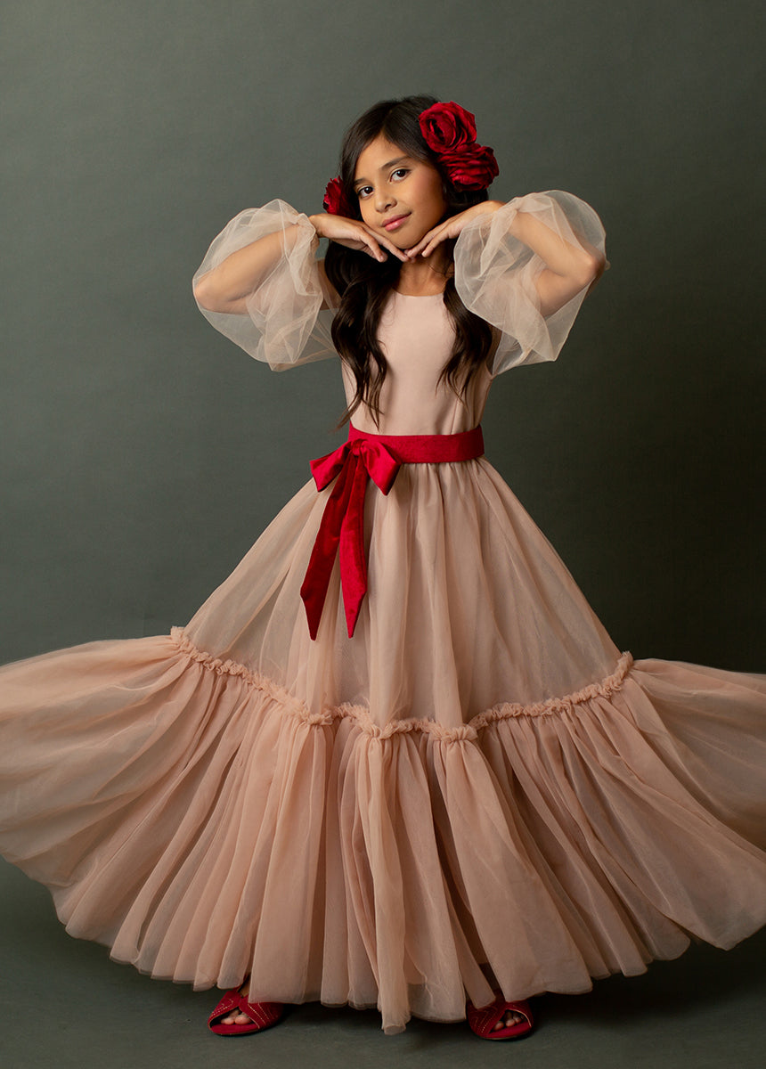 Clea Belt in Crimson-My Prom Time