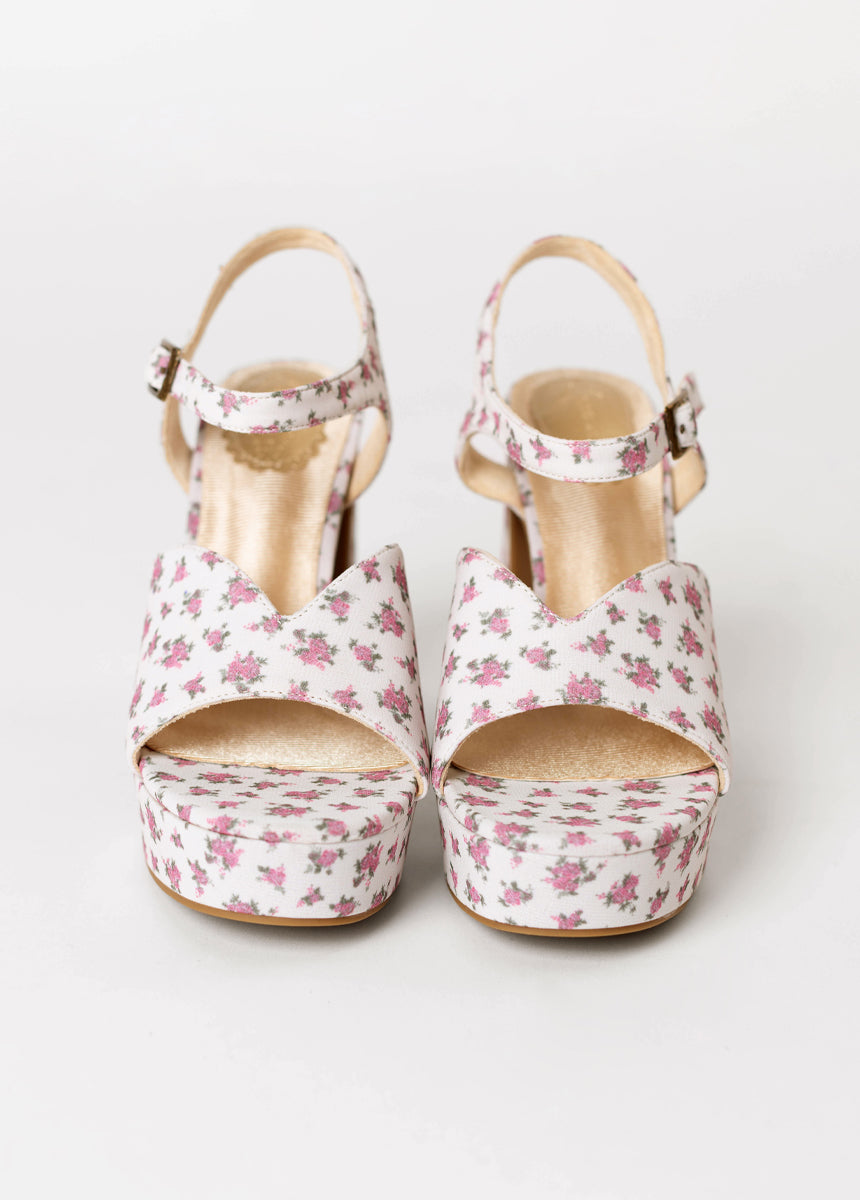 *COMING SOON* - Valentine Platforms in Floral-My Prom Time