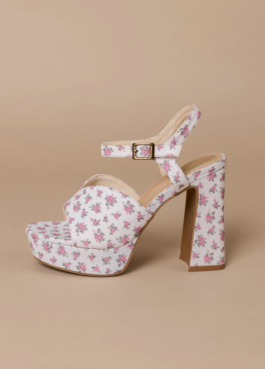 *COMING SOON* - Valentine Platforms in Floral-My Prom Time