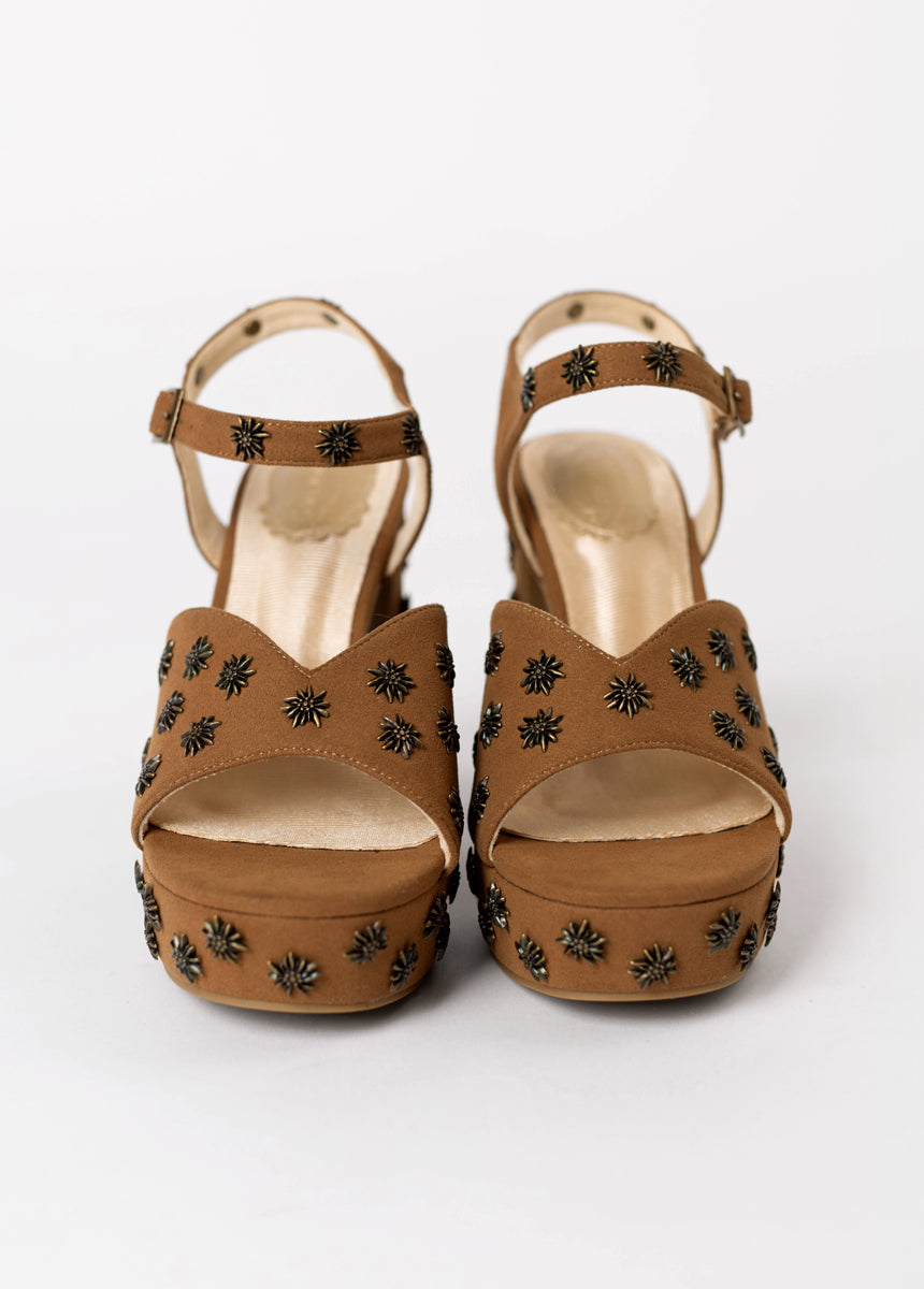 *COMING SOON* - Valentine Platforms in Nutmeg Studded-My Prom Time