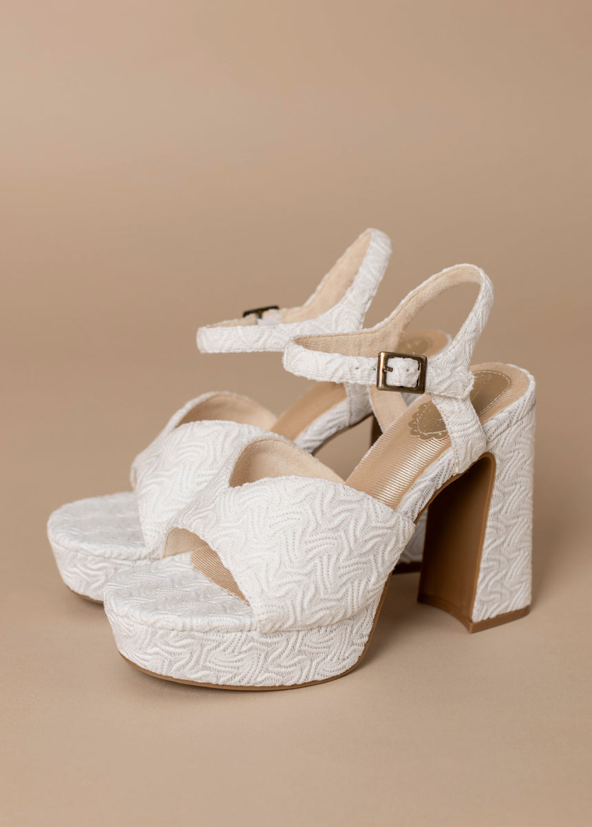 *COMING SOON* - Valentine Platforms in White-My Prom Time