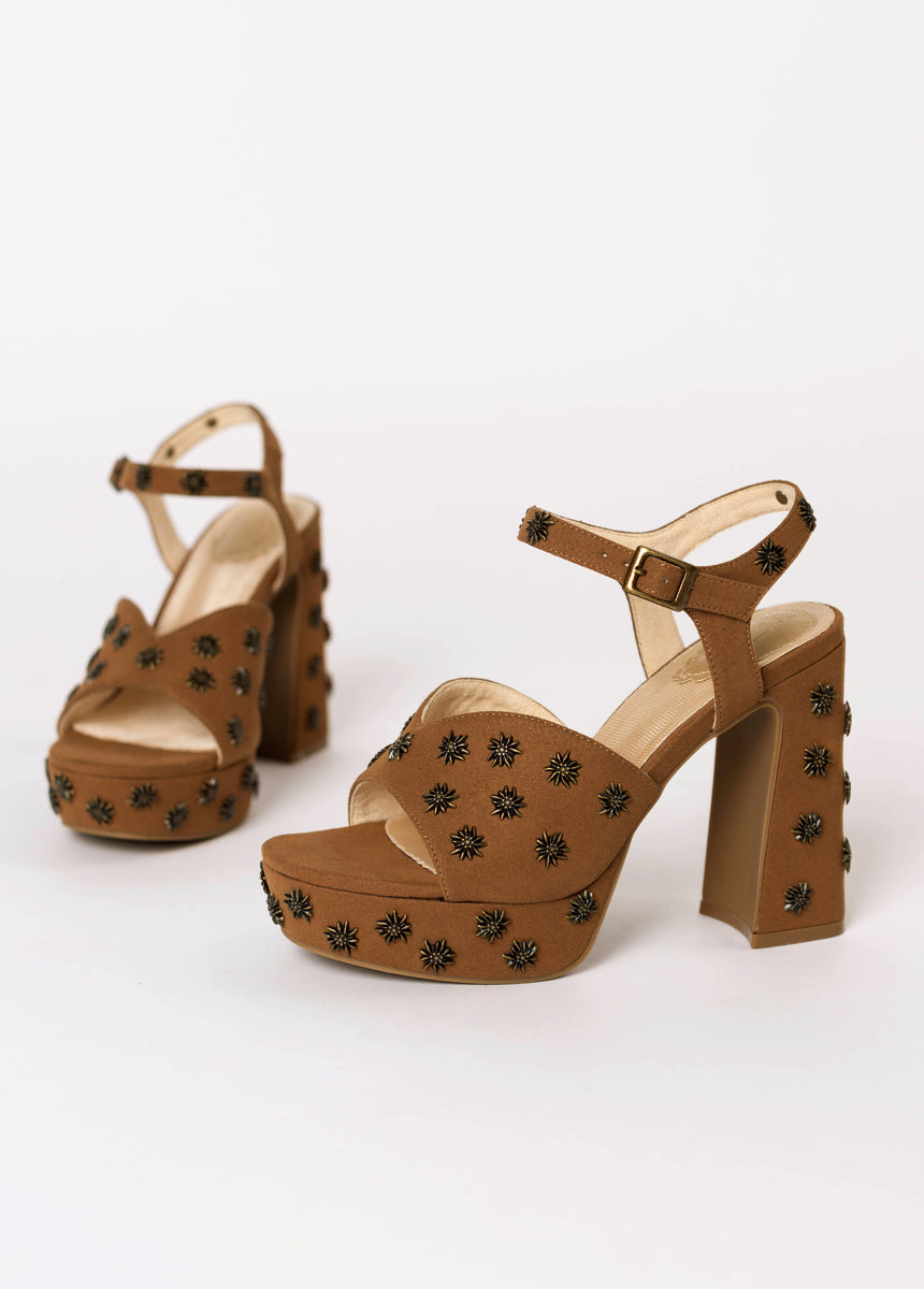 *COMING SOON* - Valentine Platforms in Nutmeg Studded-My Prom Time