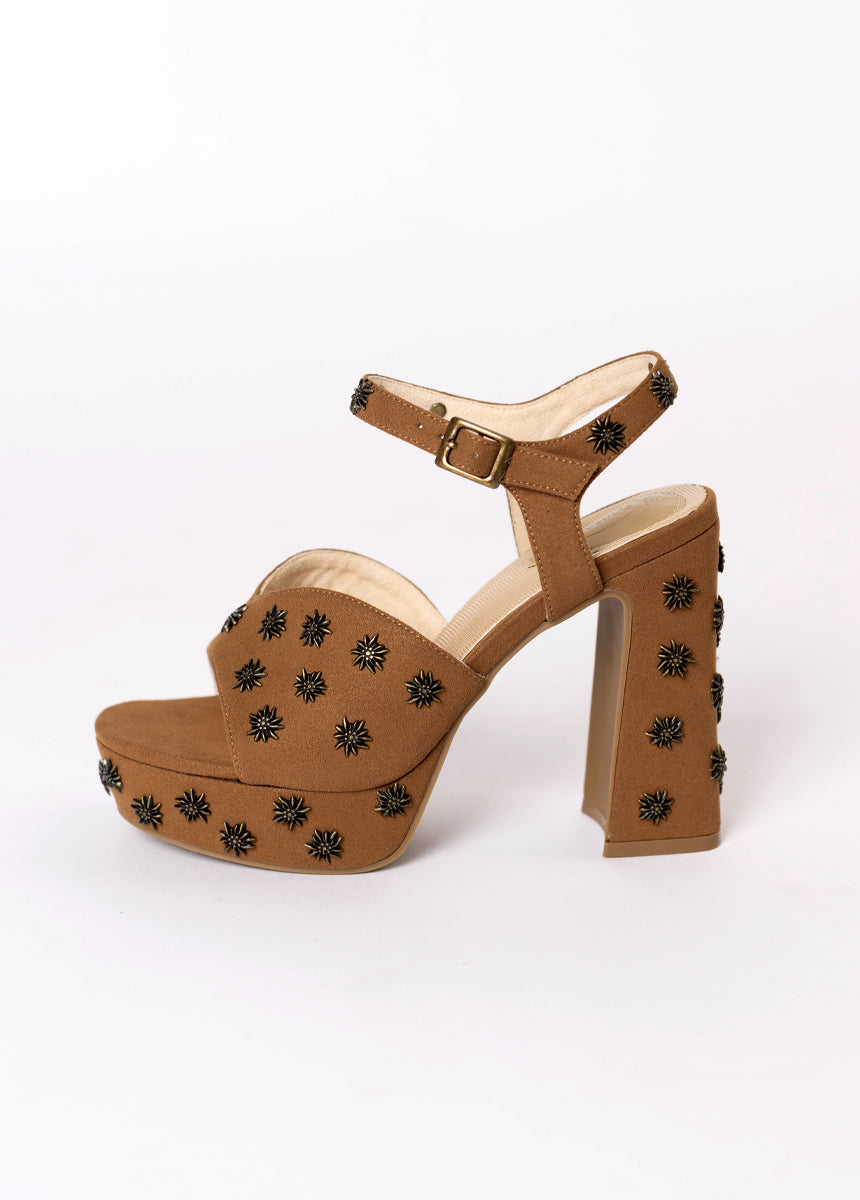 *COMING SOON* - Valentine Platforms in Nutmeg Studded-My Prom Time