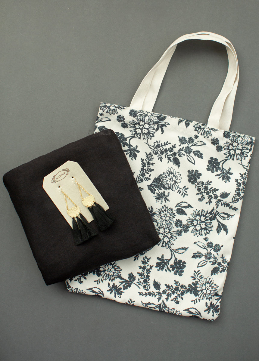 Women's Gift Set in Oat Floral-My Prom Time