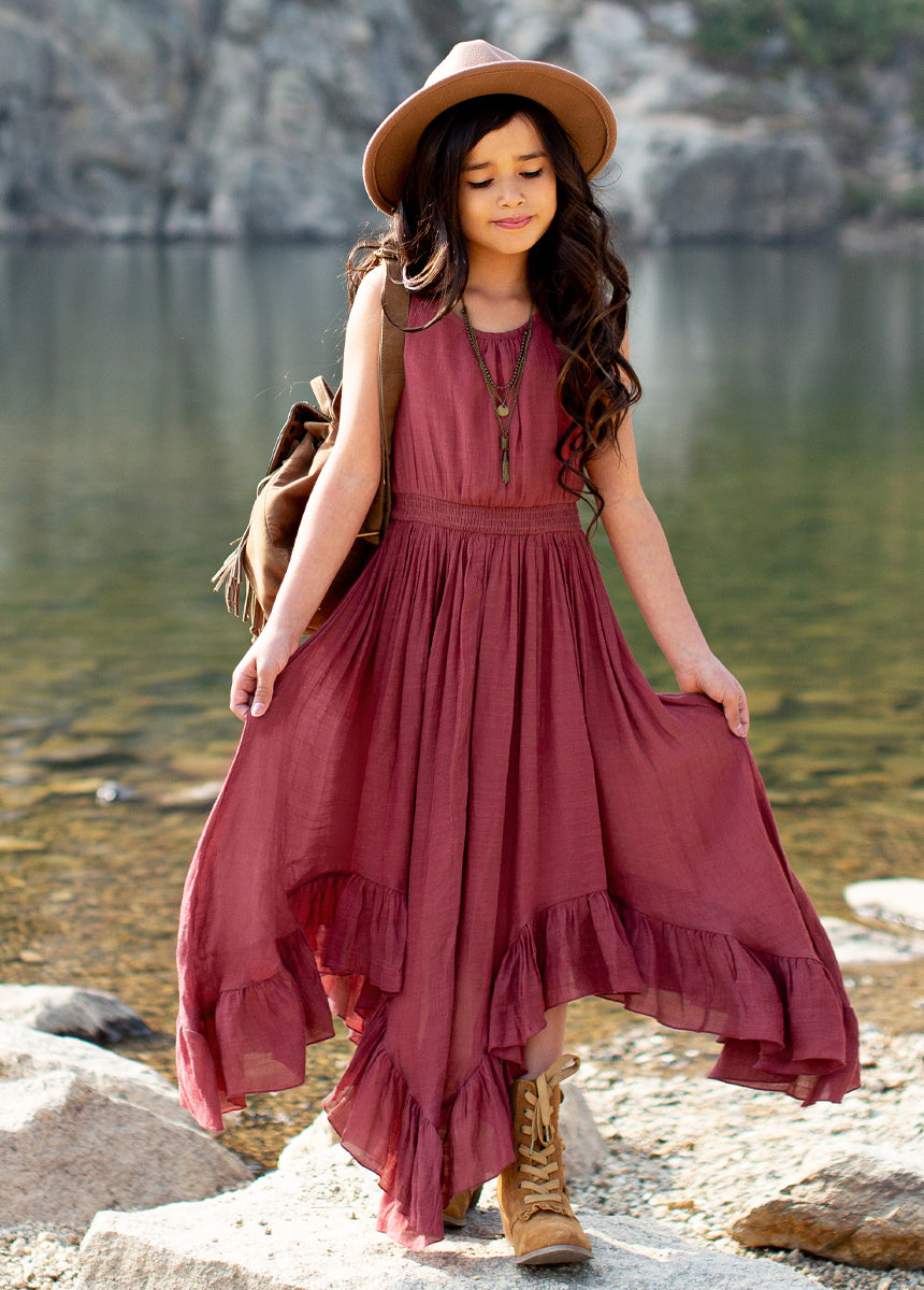 Gemma Dress in Mesa Rose-My Prom Time