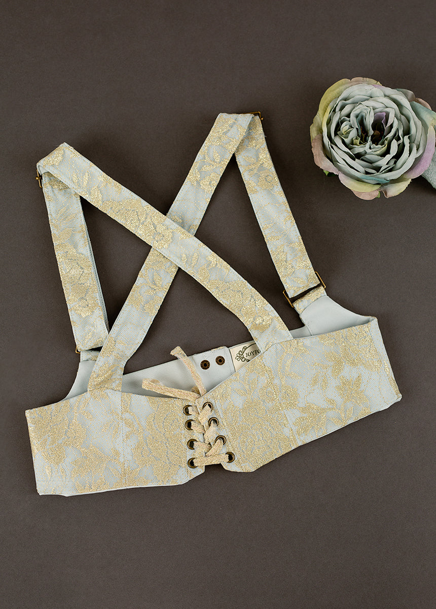 Zaylee Belt in Barely Blue-My Prom Time