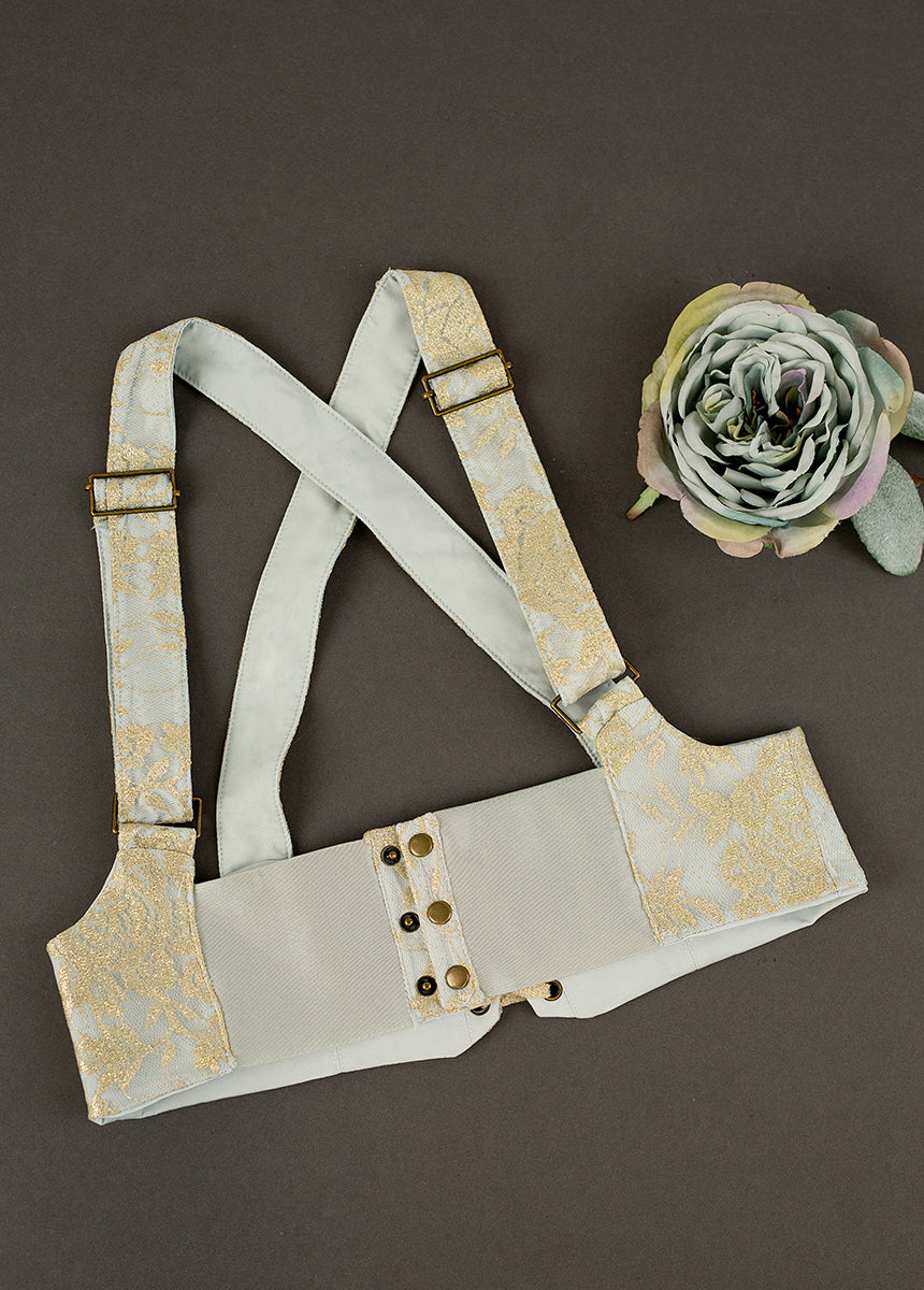 Zaylee Belt in Barely Blue-My Prom Time