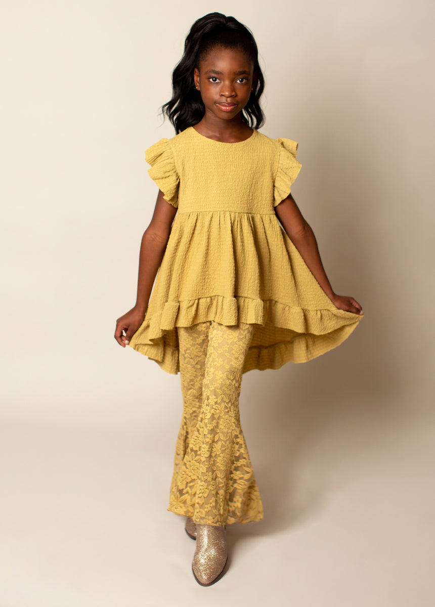 Kennedy Pant in Dusty Citron-My Prom Time