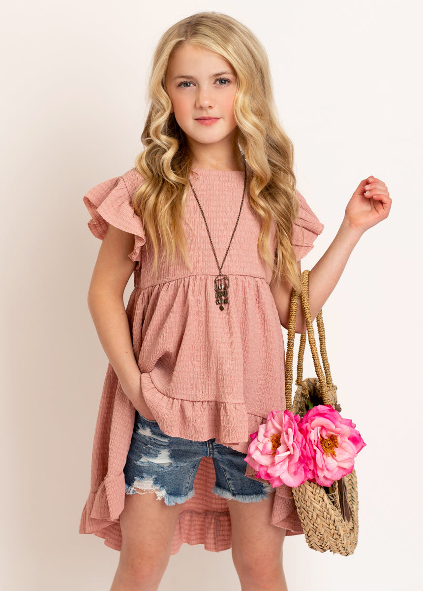 Zelda Top in Mauve-My Prom Time