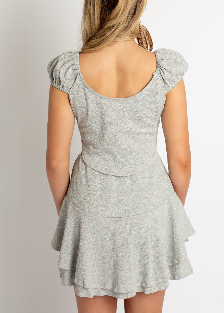 Zosia Set In Heather Gray-My Prom Time