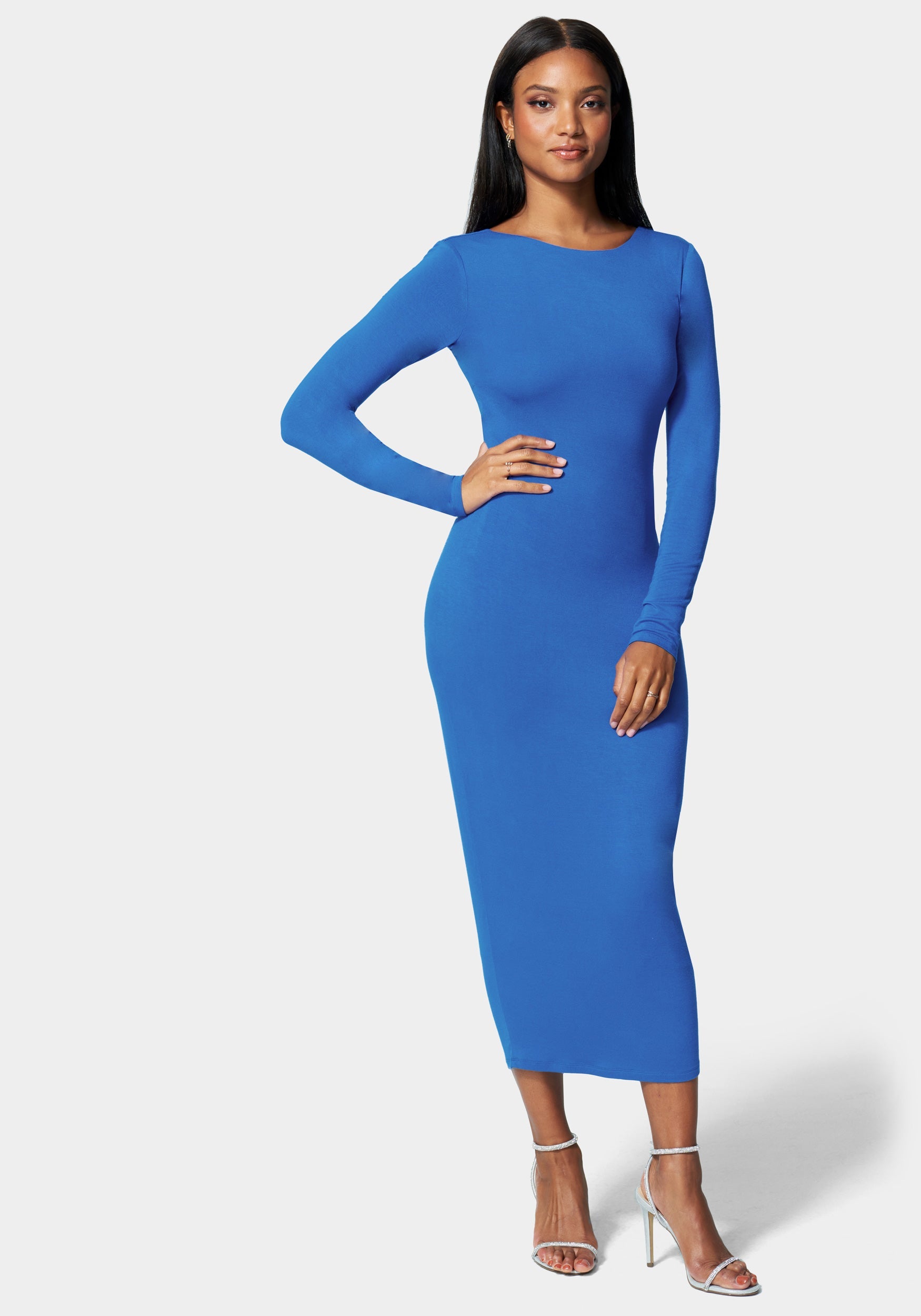 Open Back Ankle Dress-Beilave