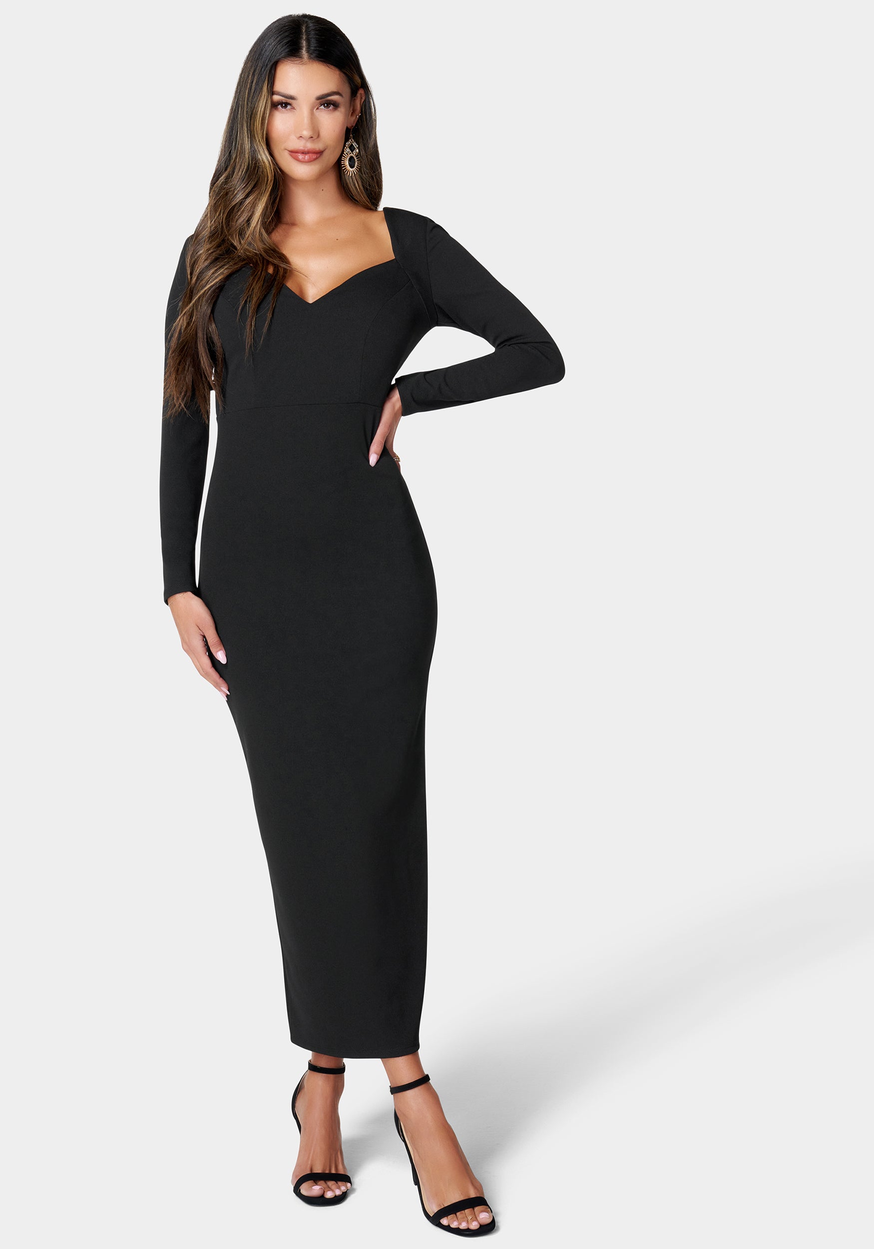 Open Back Ankle Dress-Beilave