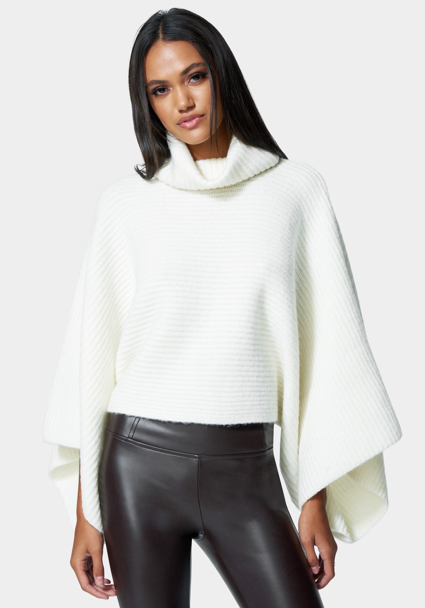 Oversized Mock Neck Sweater-Beilave