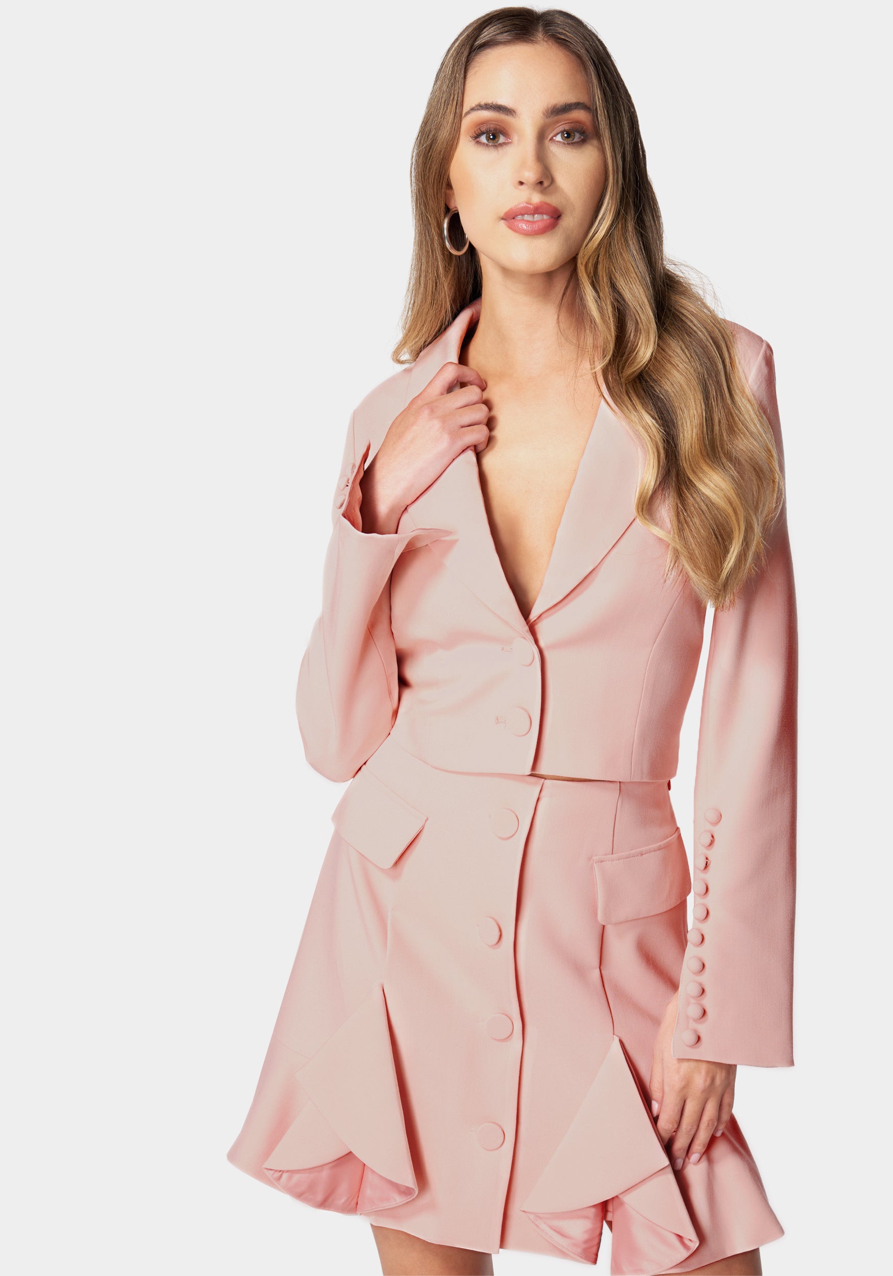 Multi Button Tailored  Jacket-Beilave