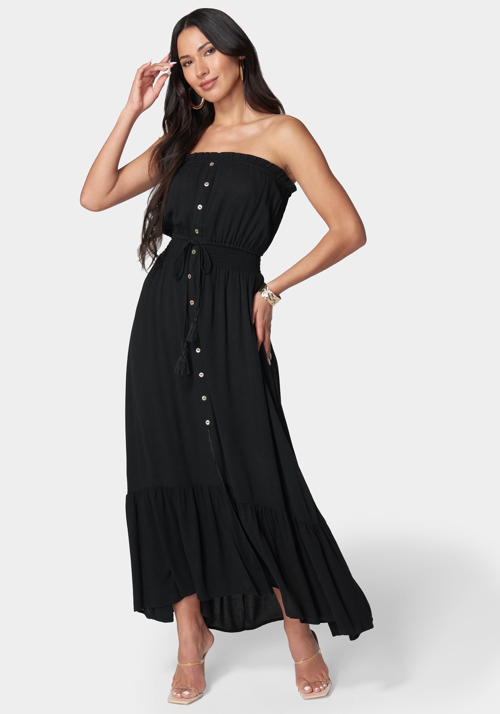 Strapless Maxi Dress-Beilave