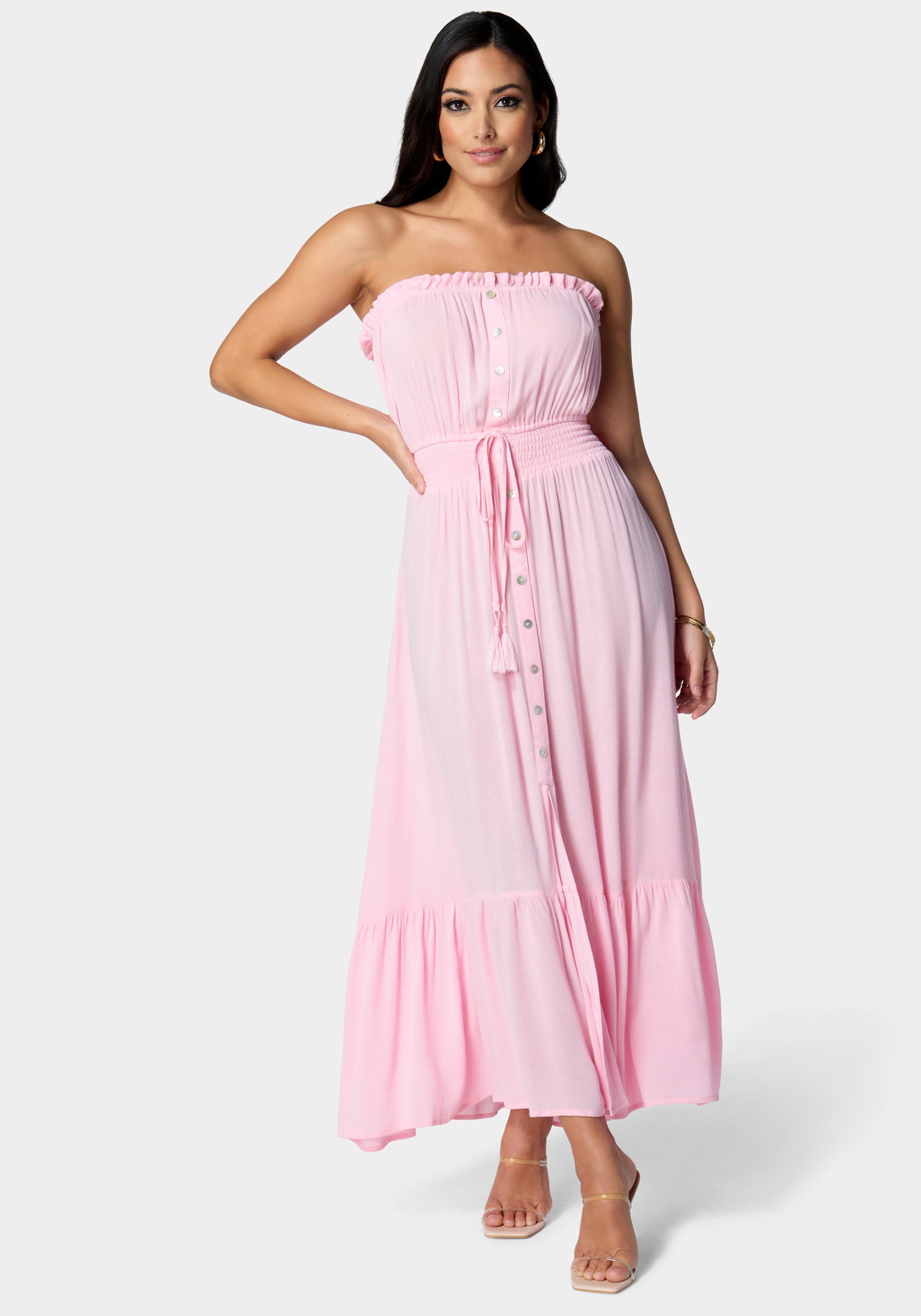 Strapless Maxi Dress-Beilave
