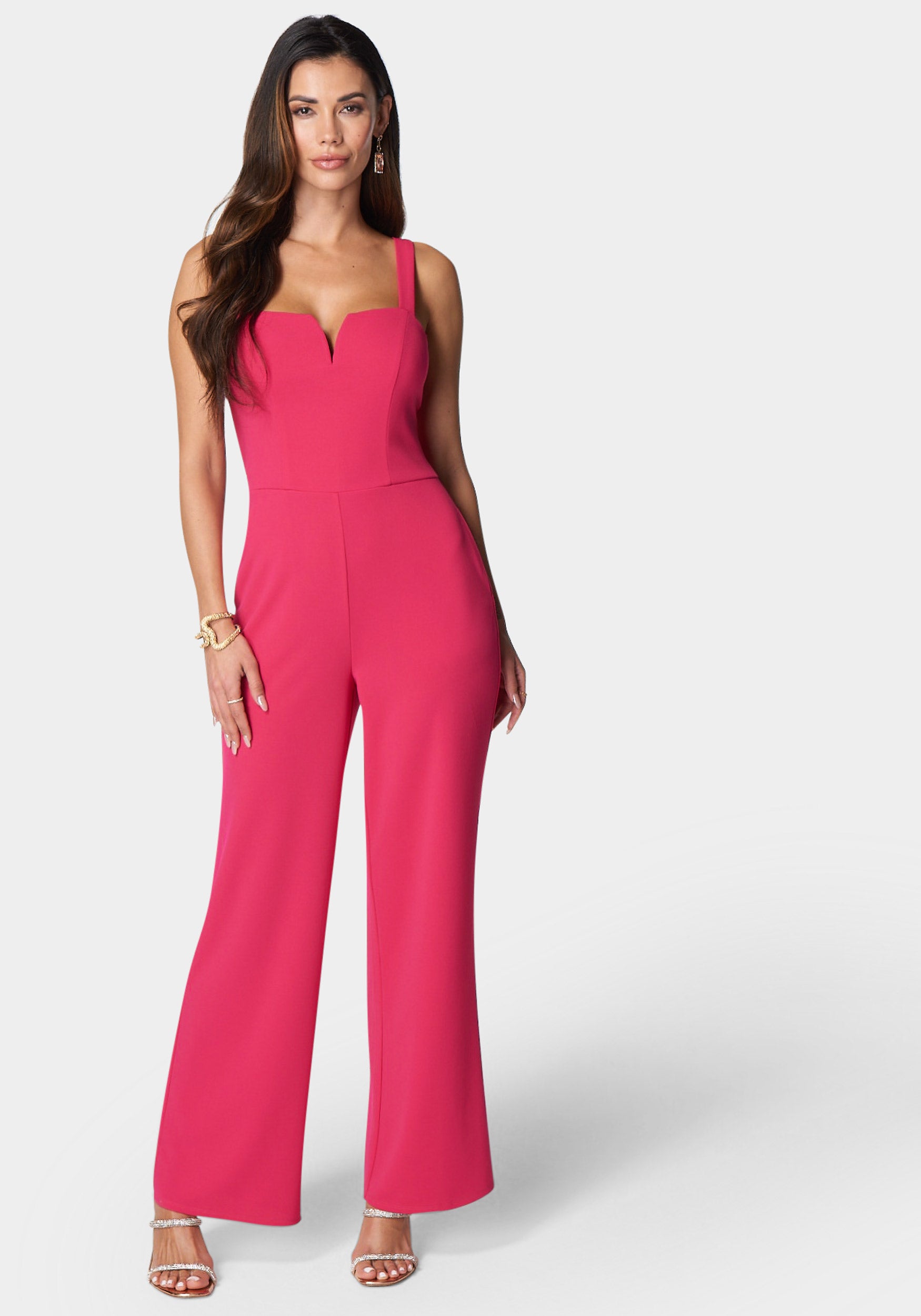 V Wire Core Jumpsuit-Beilave