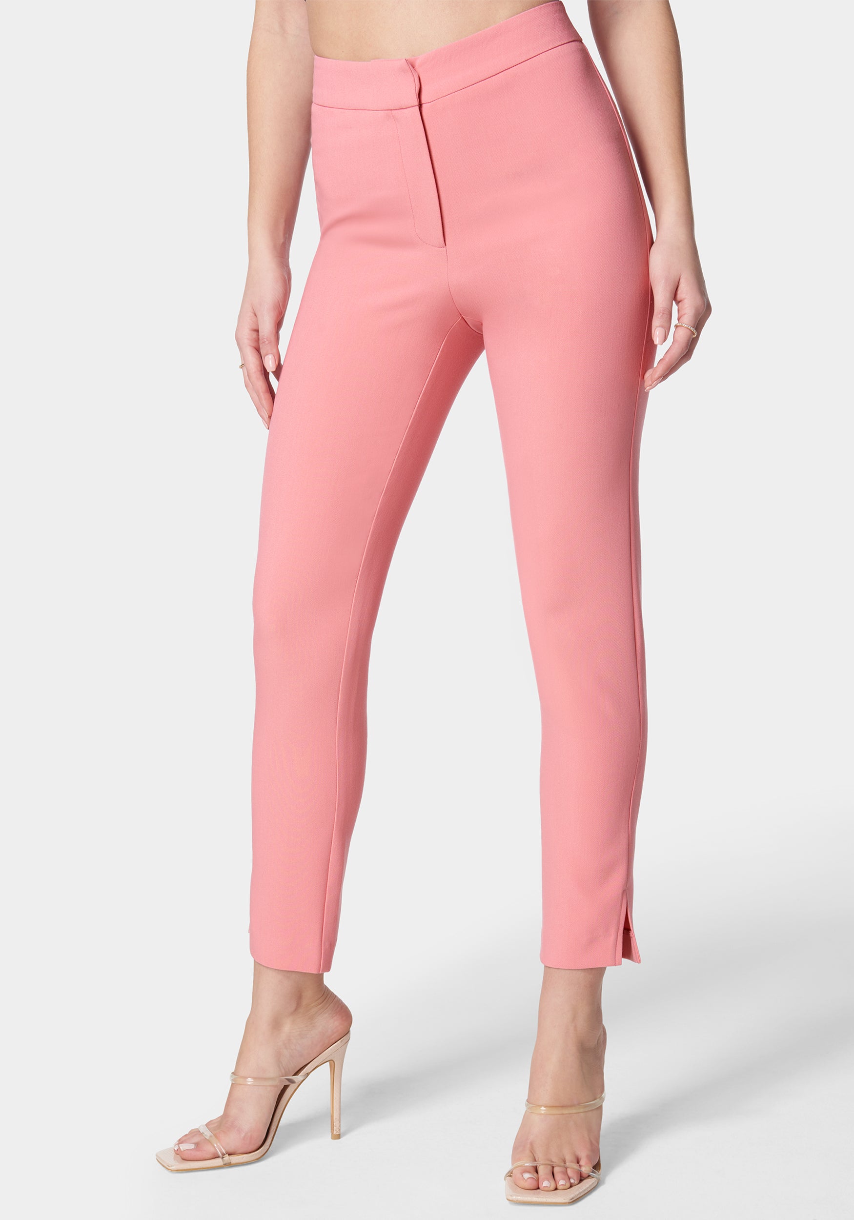 High Waist Slim Leg Pant-Beilave