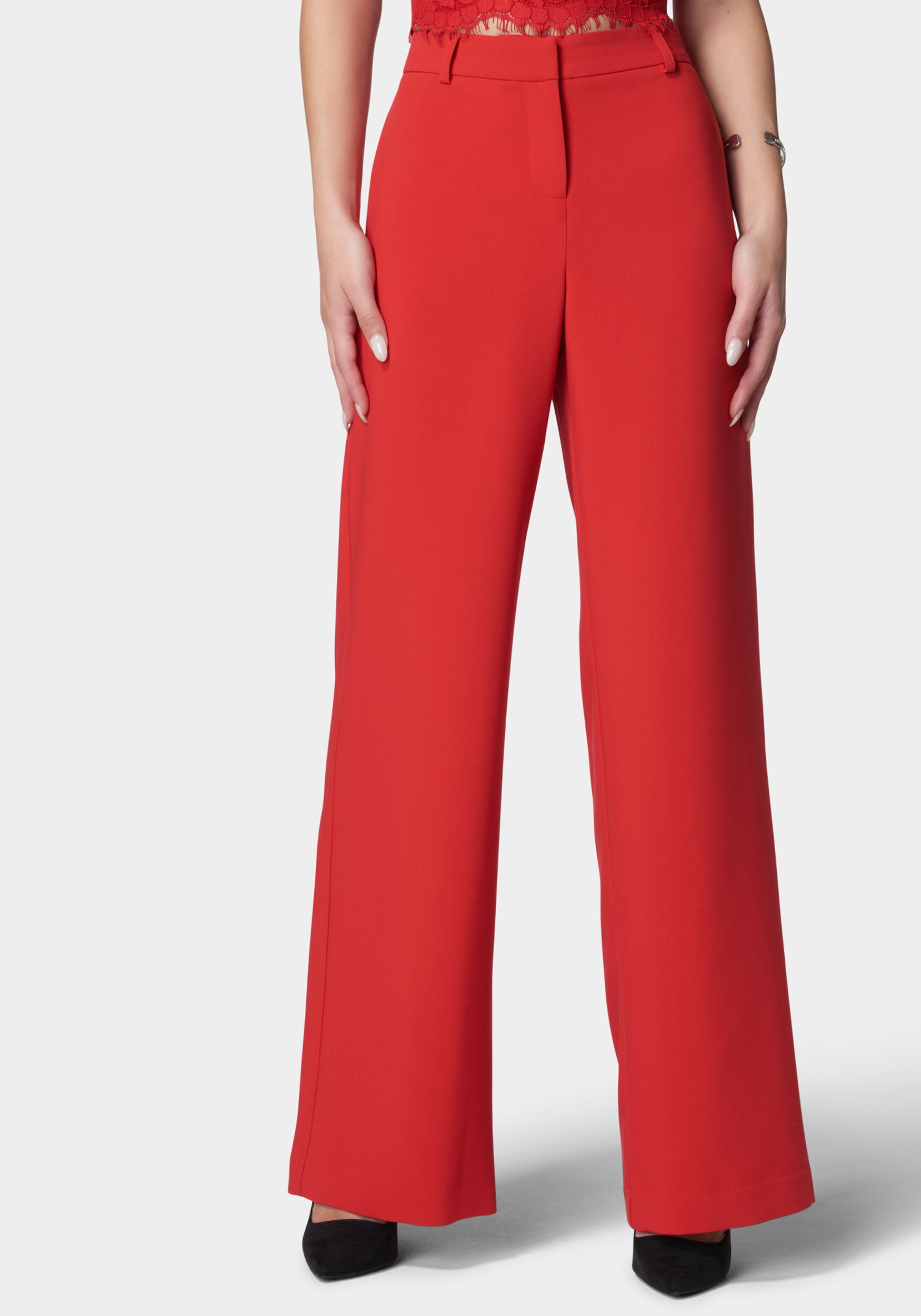 Natural Waist Wide Leg Pant-Beilave