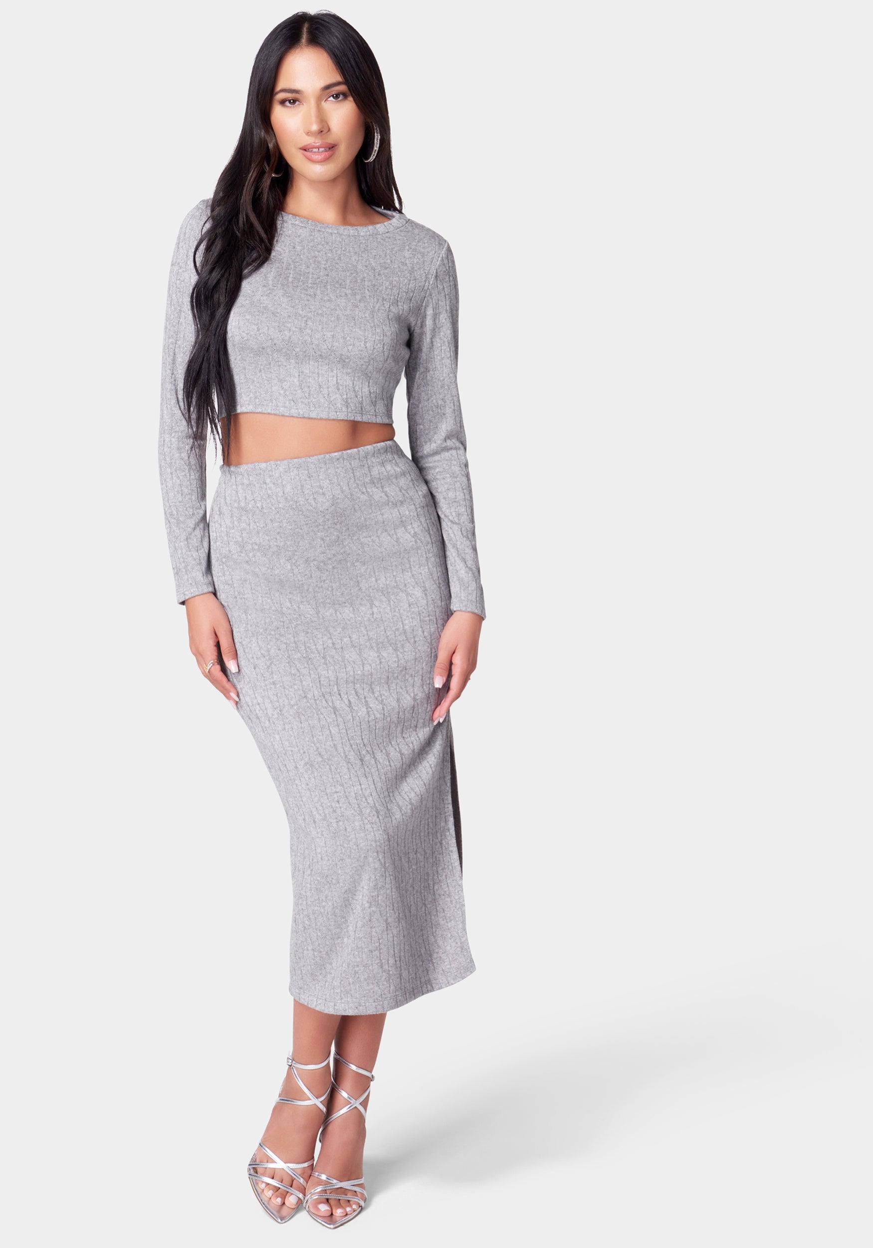 Two Piece Sweater Set Dress-Beilave