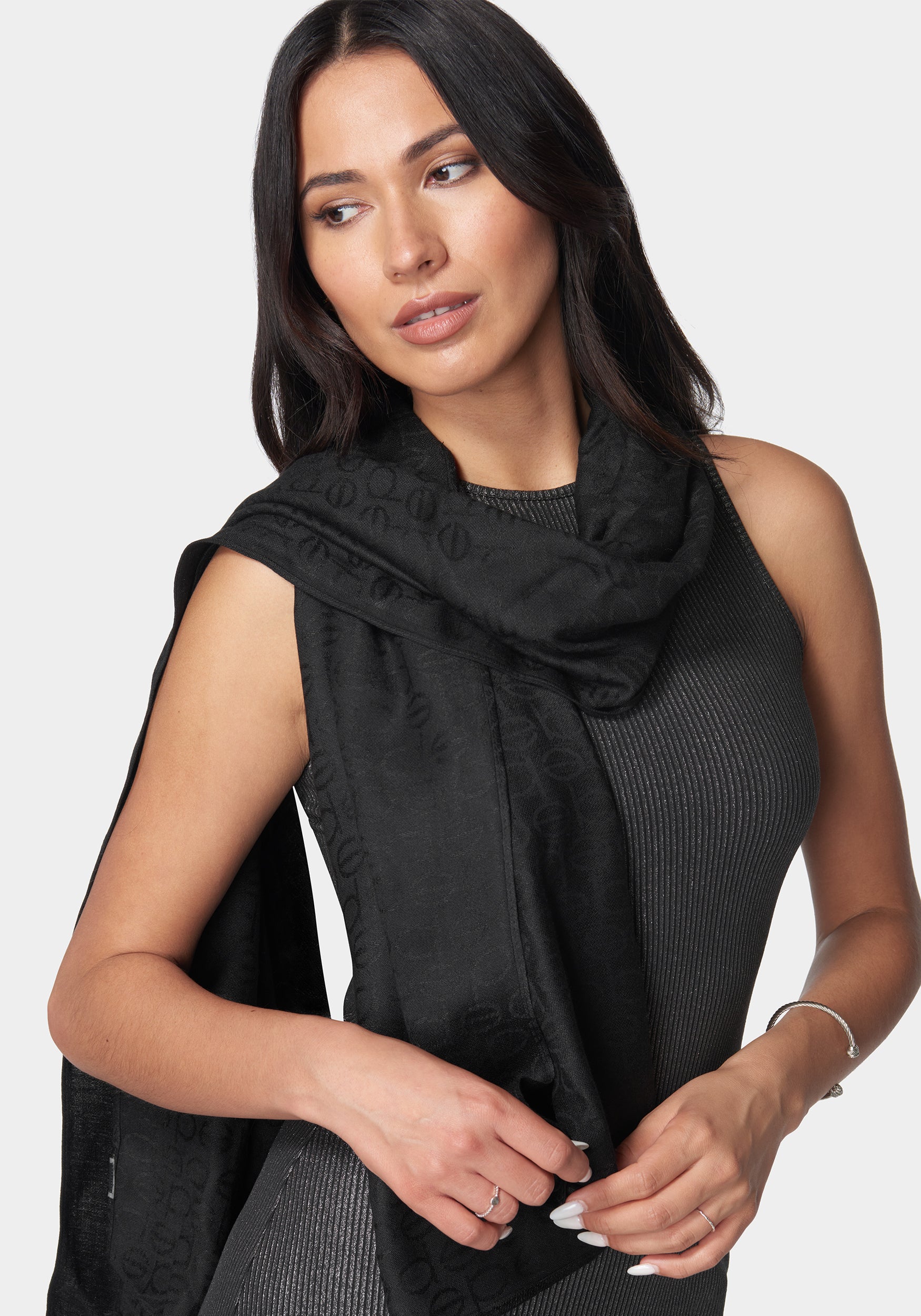 Viscose Logo Scarf-Beilave
