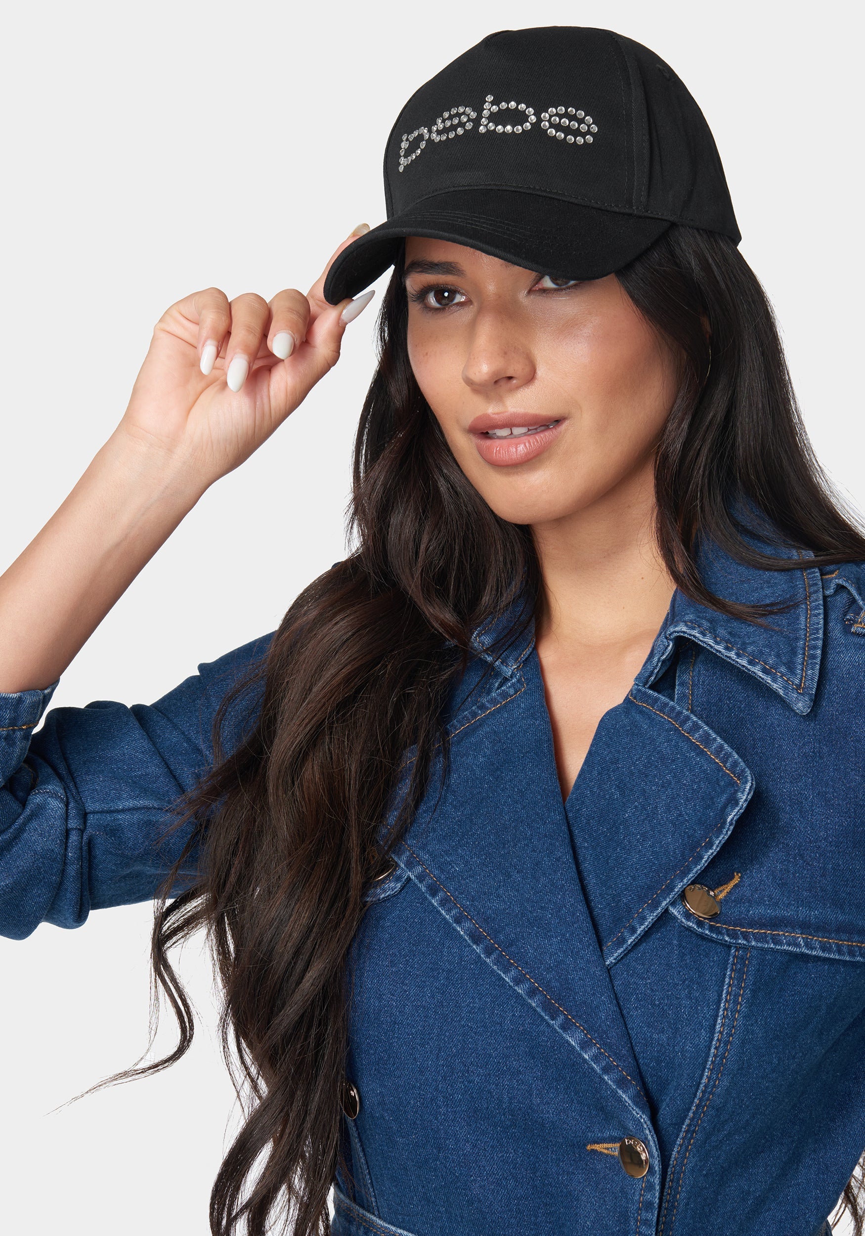 Rhinestone Logo Cap-Beilave