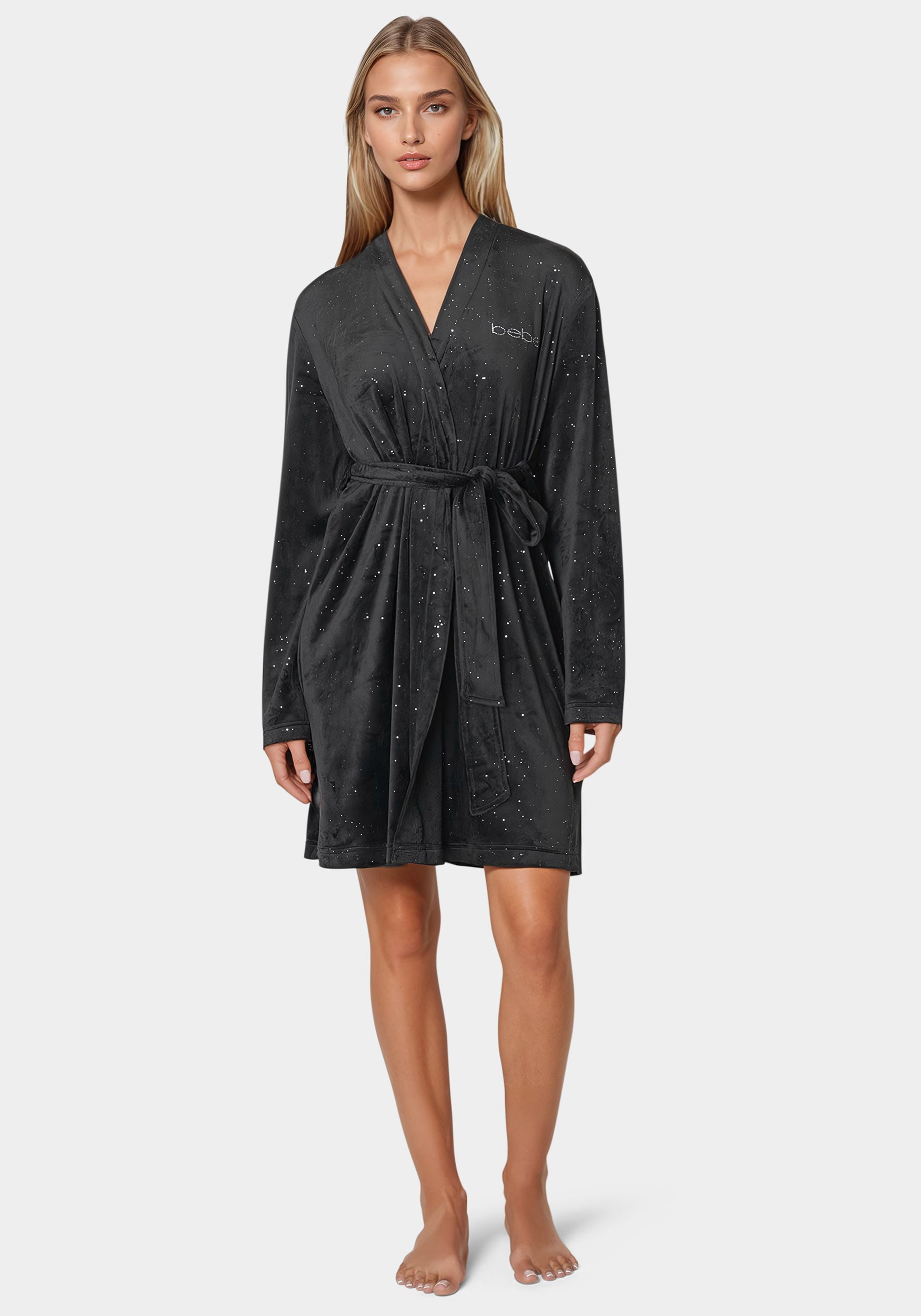 Mirror Paper Velour Robe-Beilave