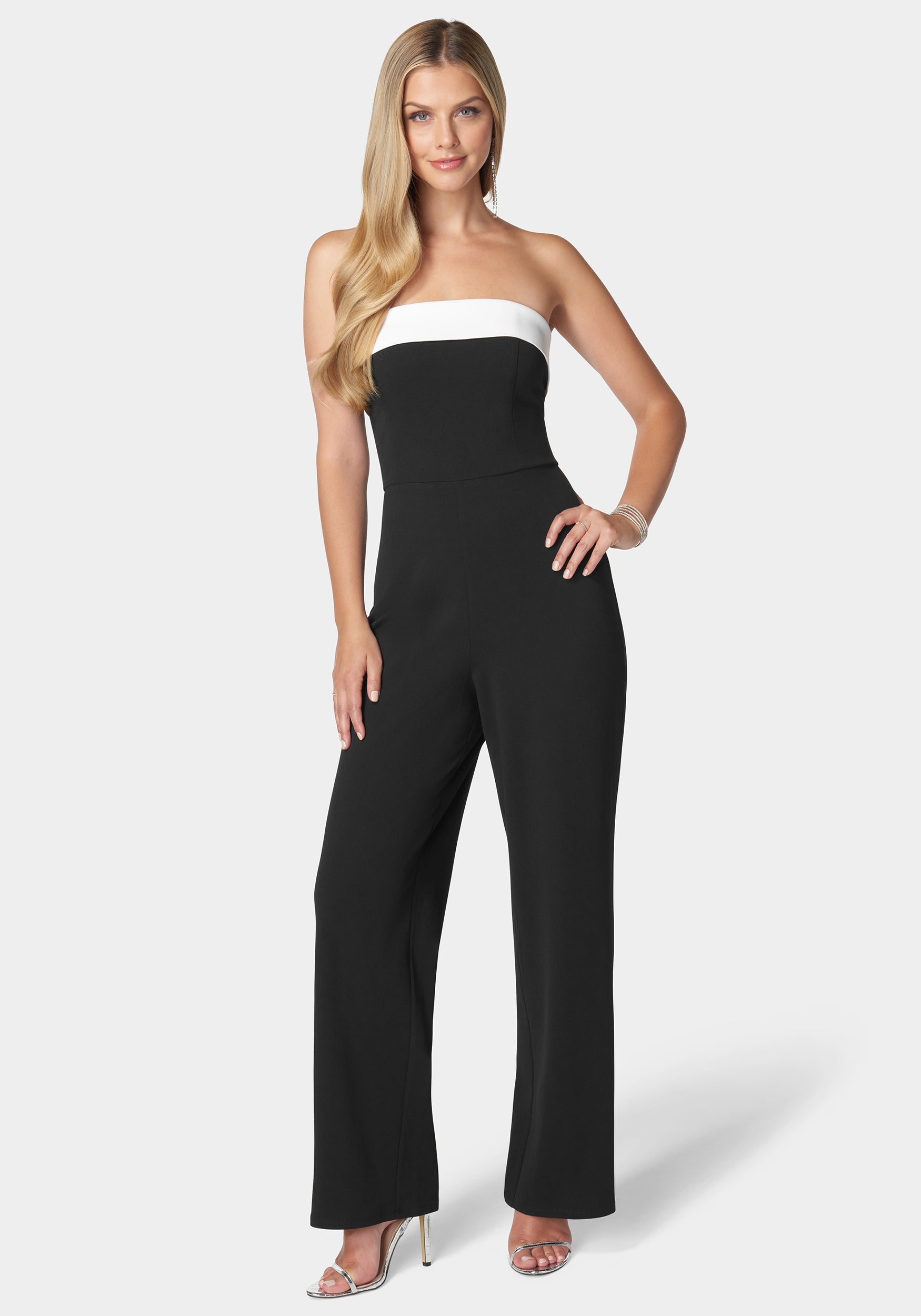 Grace Strapless Jumpsuit-Beilave