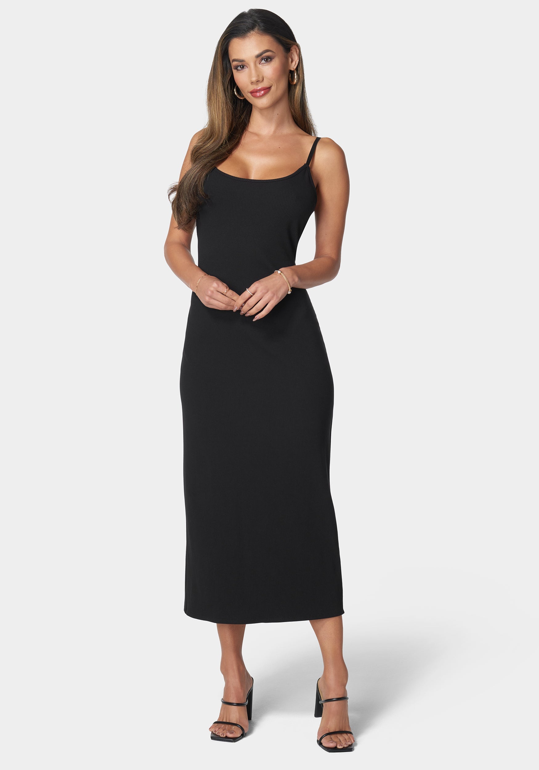 Rib Tank Maxi Dress-Beilave