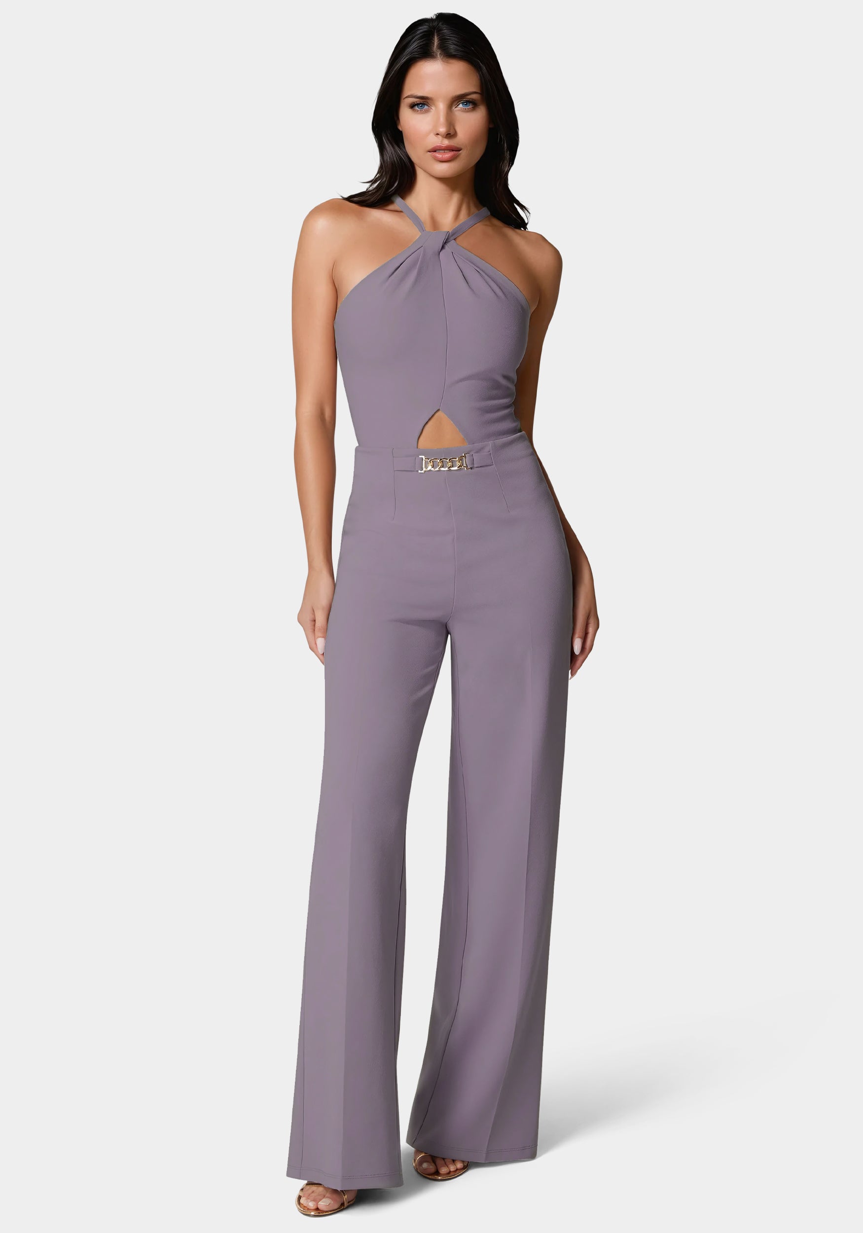 Halter Palazzo Leg Jumpsuit-Beilave