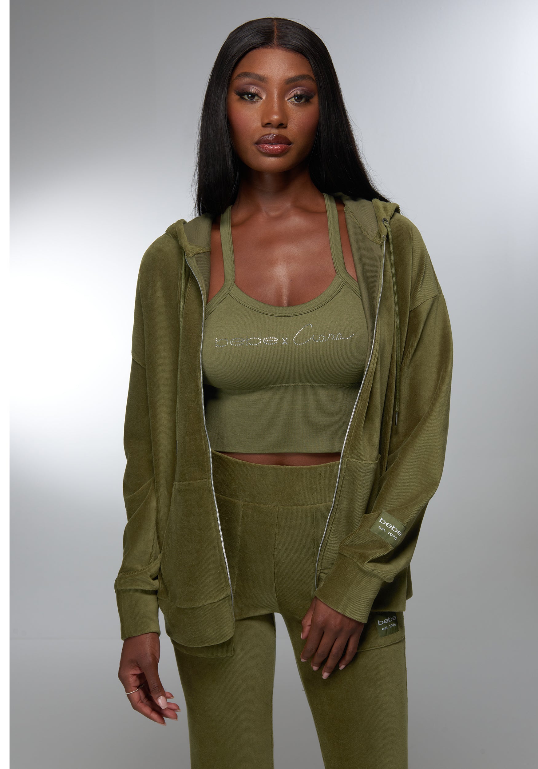 Micro Cord Hoodie-Beilave