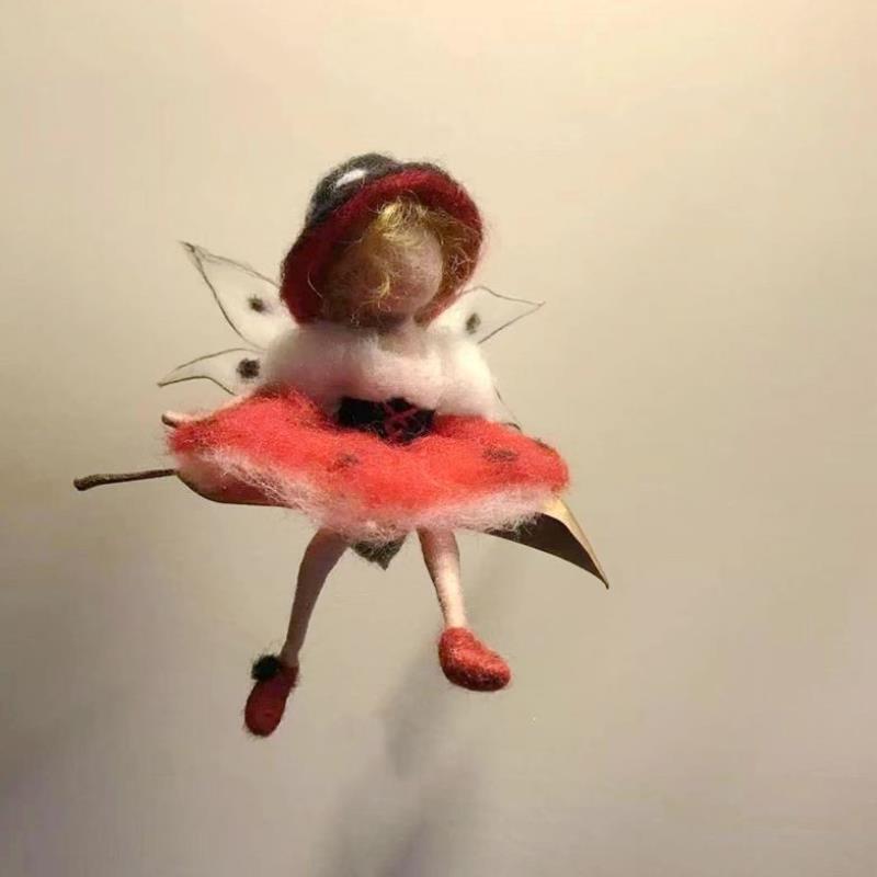 ✨ Fairy DIY Wool Needle Felt (Wool Felt Craft Stamp Set Needle Felt Gift Craft Kit)