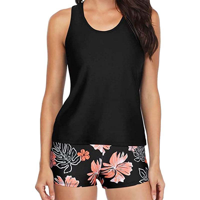 Three Piece Tankini Set Swimsuits for Women