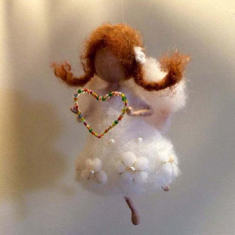 ✨ Fairy DIY Wool Needle Felt (Wool Felt Craft Stamp Set Needle Felt Gift Craft Kit)