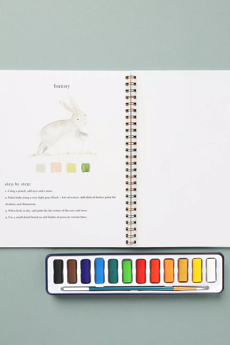 🖼️Beginner-Friendly💕 Watercolor Workbook