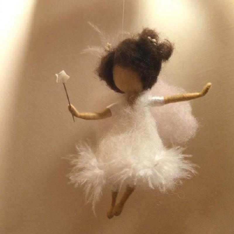 ✨ Fairy DIY Wool Needle Felt (Wool Felt Craft Stamp Set Needle Felt Gift Craft Kit)