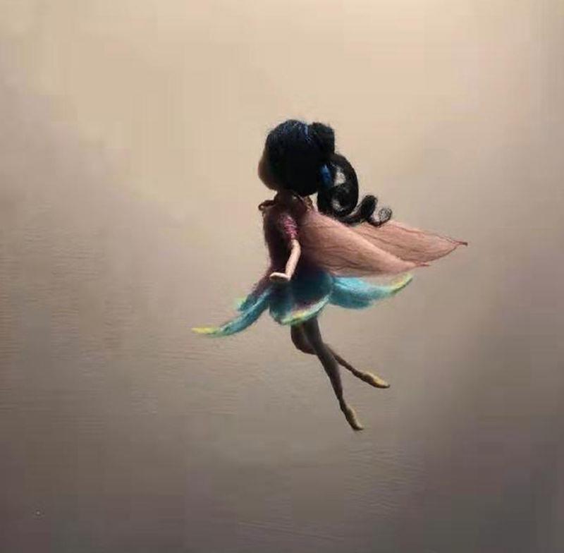 ✨ Fairy DIY Wool Needle Felt (Wool Felt Craft Stamp Set Needle Felt Gift Craft Kit)