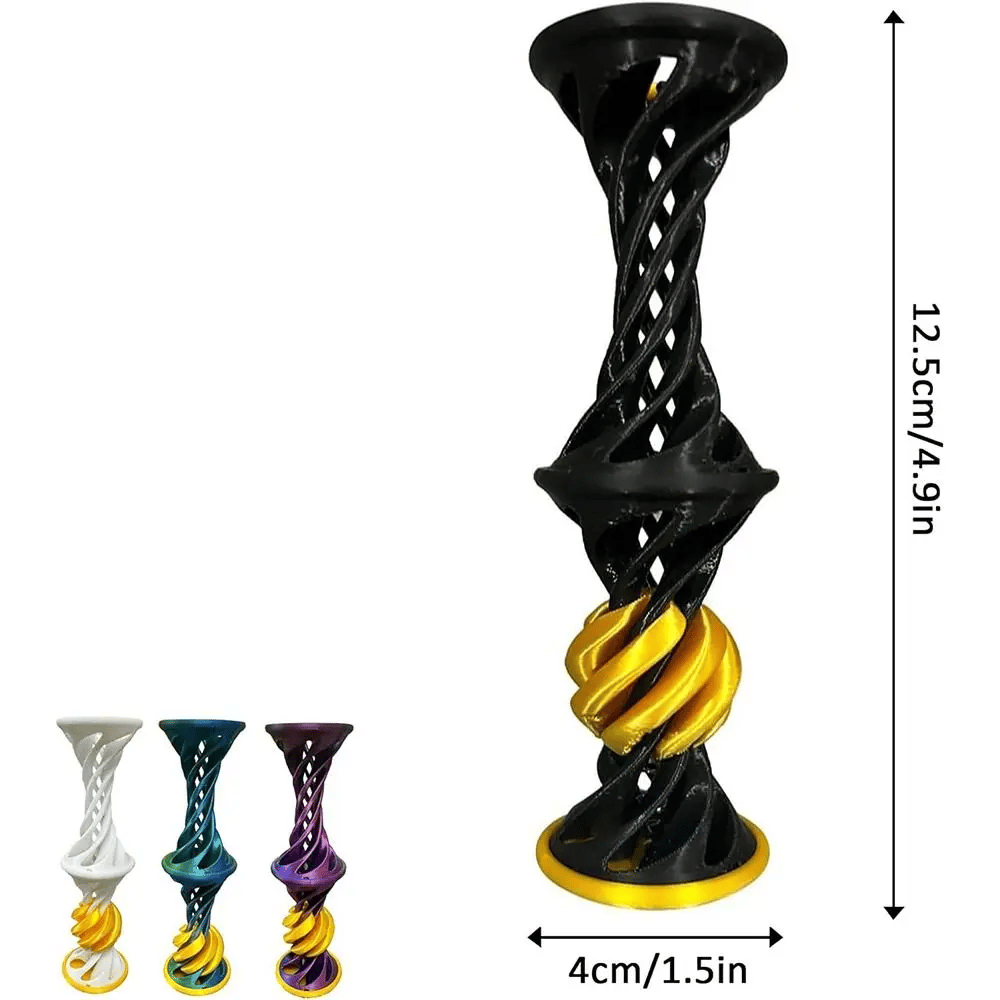 Spiral travel toy, three-dimensional ejectable decompression toy