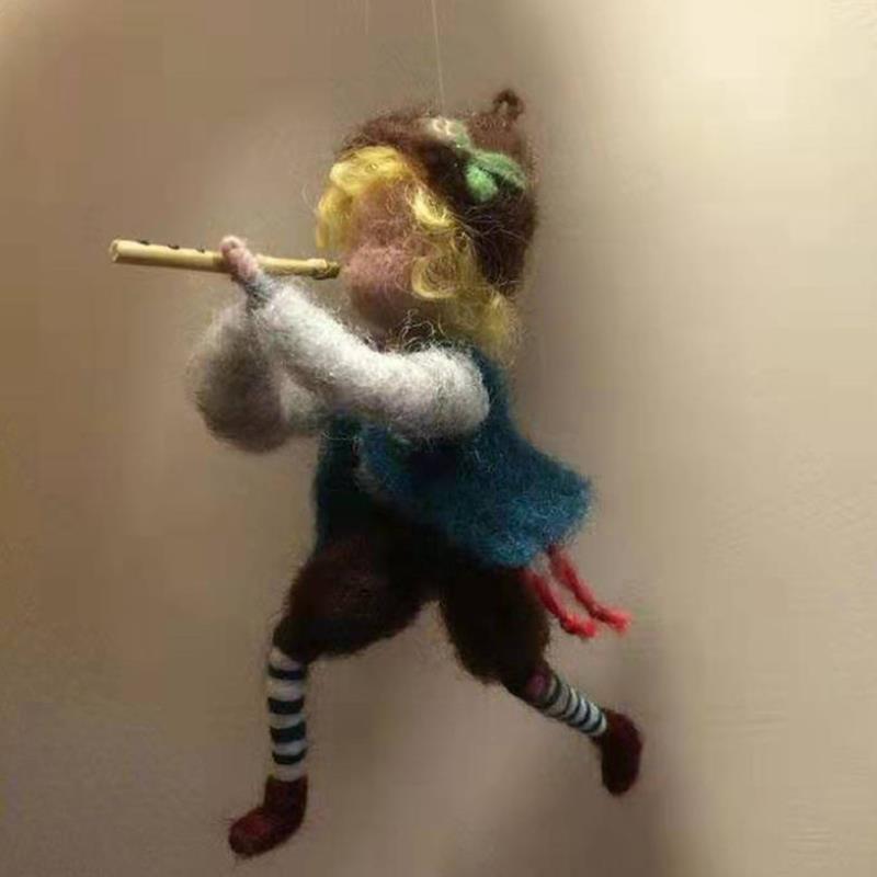 ✨ Fairy DIY Wool Needle Felt (Wool Felt Craft Stamp Set Needle Felt Gift Craft Kit)