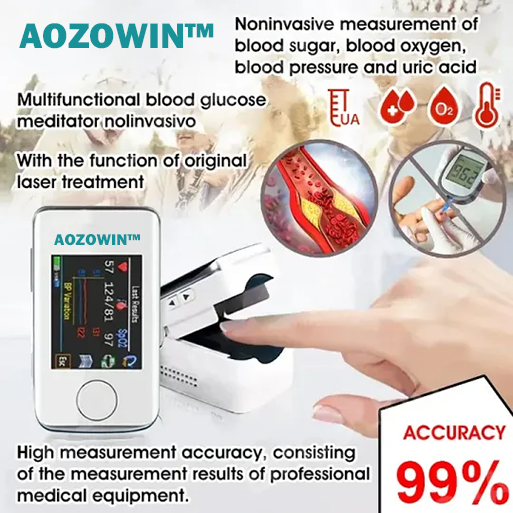 [Expert-Grade Measuring] -AOZOWINTM Advanced Non-Invasive GlucoseMonitor-99.9% Accuracy + Exclusive Gift ✅TGA Approved