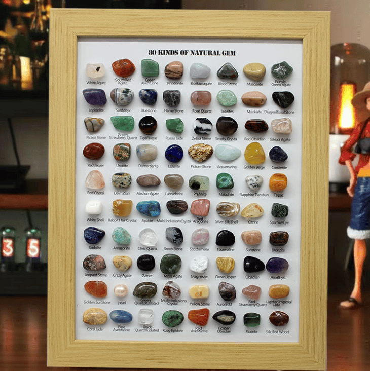 New 80 kinds of natural ore specimens Holidays, birthdays, collectible gifts(Each one is a natural gem)