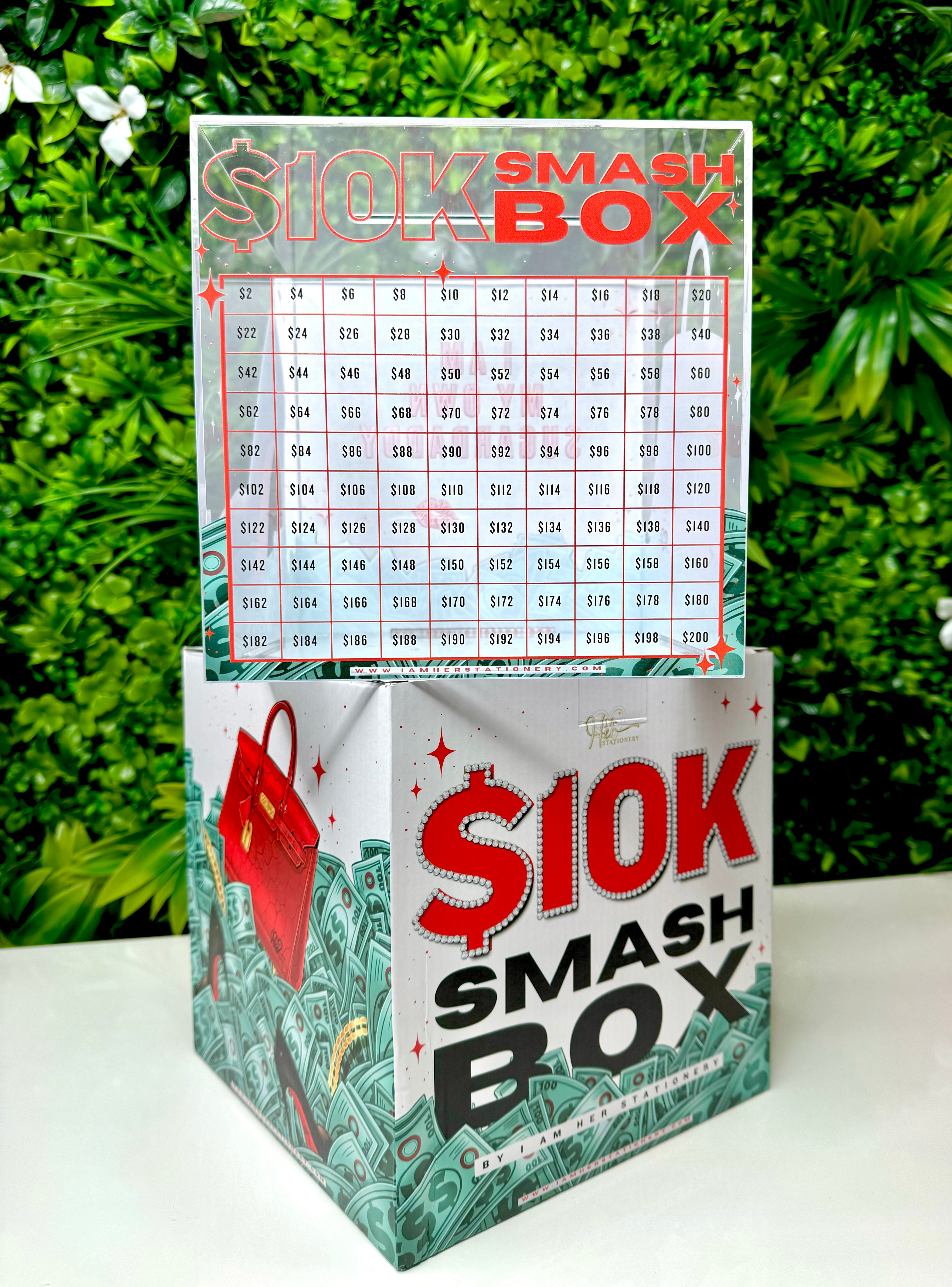 Budget Planners $10k Cash Savings Box