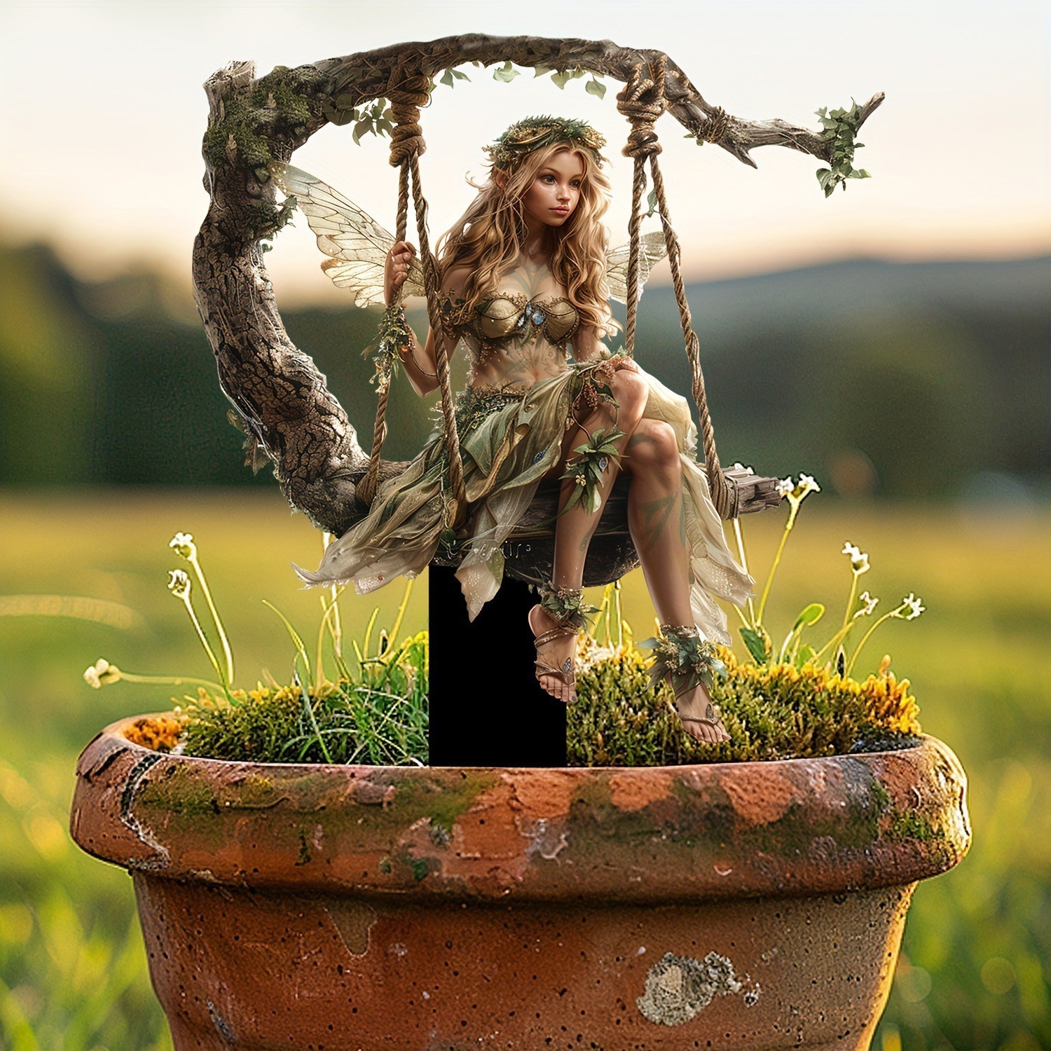 Garden Stakes in the Enchanting Forest