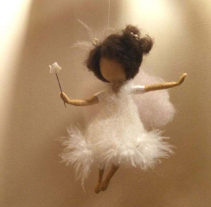 ✨ Fairy DIY Wool Needle Felt (Wool Felt Craft Stamp Set Needle Felt Gift Craft Kit)