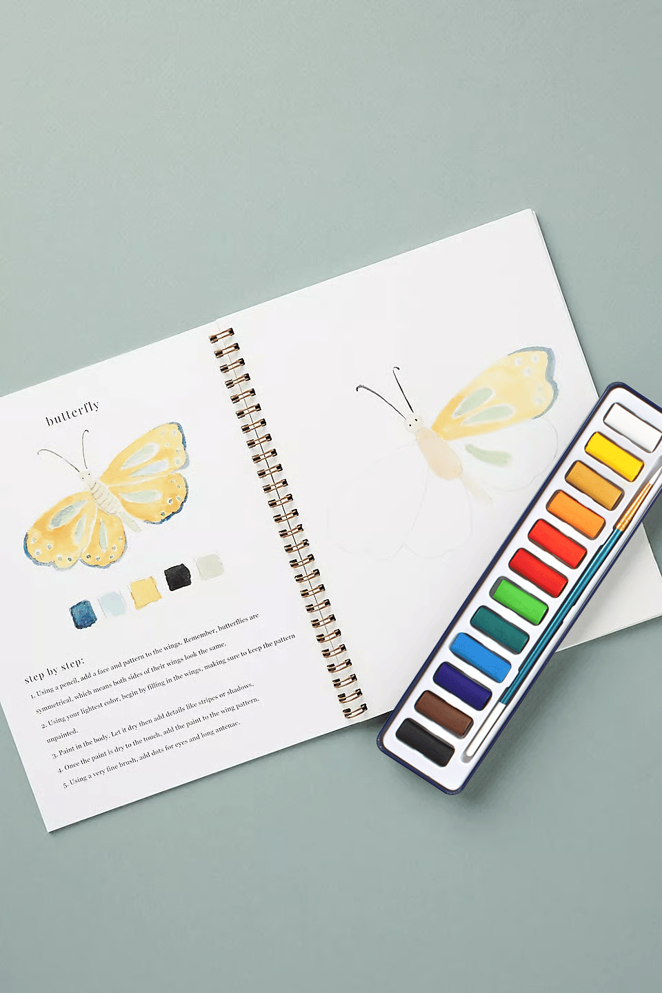 🖼️Beginner-Friendly💕 Watercolor Workbook